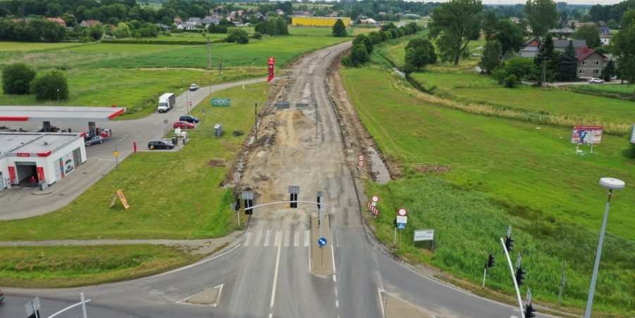 04 244+500 Pyskowice skrzyzowanie z ul Gliwicką