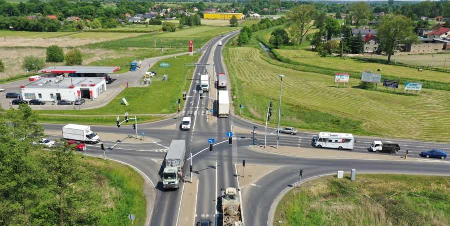 04 244+500 Pyskowice skrzyzowanie z ul Gliwicką