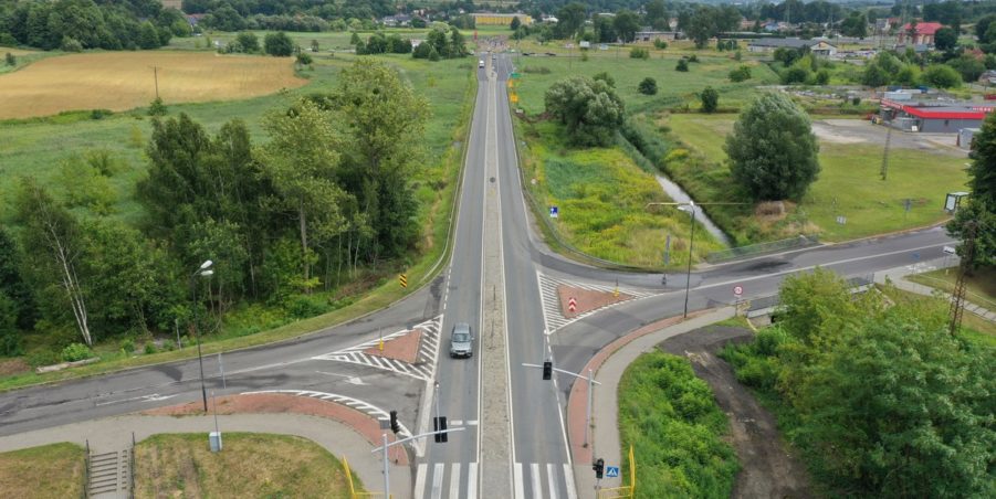 02. 244+150 Pyskowice skrzyżowanie z ul Powstańców Śląskich