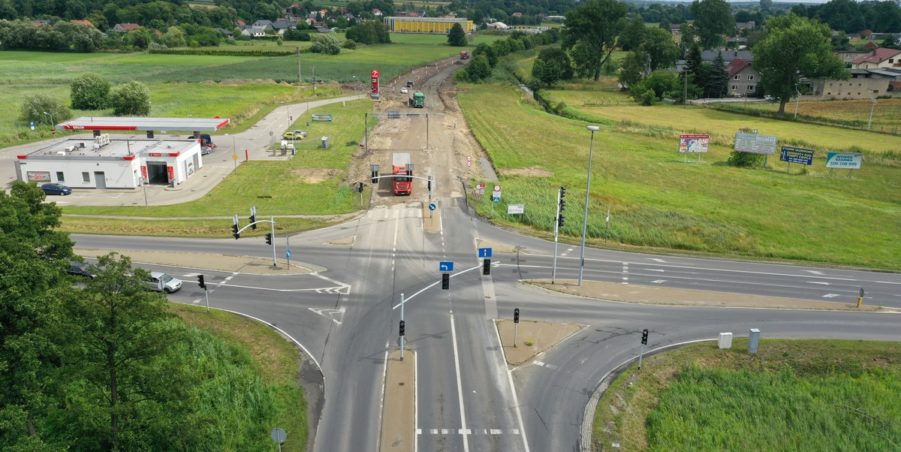 04. 244+500 Pyskowice skrzyzowanie z ul. Gliwicką