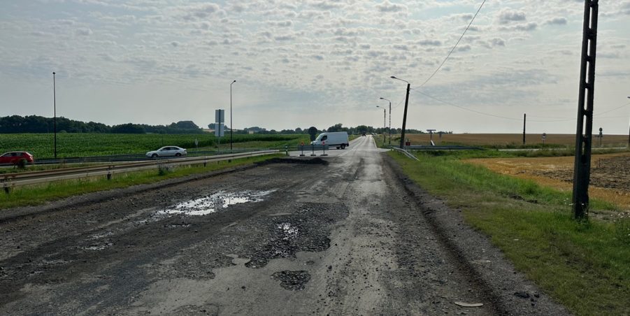 2023 07 11 km 250+200 skrzyżowanie z ulicą Gliwicką