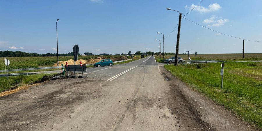 2023 08 16 km 250+200 skrzyżowanie z ulicą Gliwicką