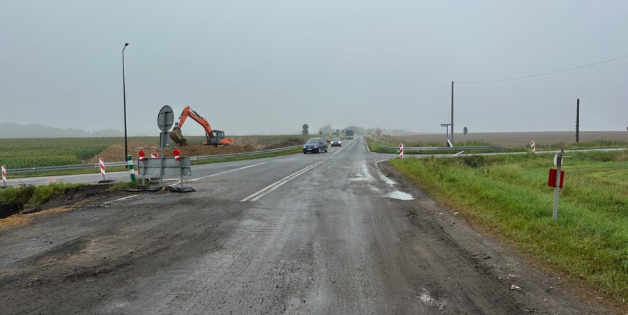 2023 08 29 km 250+200 skrzyżowanie z ulicą Gliwicką