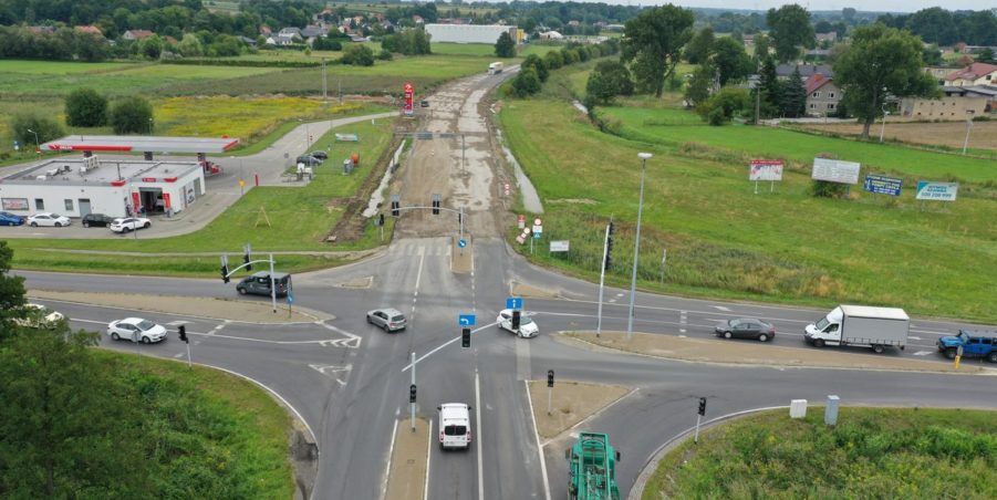 04. 244+500 Pyskowice skrzyzowanie z ul. Gliwicką