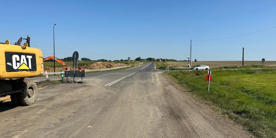 2023 09 05 km 250+200 skrzyżowanie z ulicą Gliwicką
