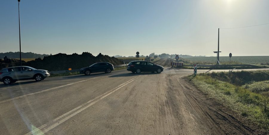 2023 09 26 km 250+200 skrzyżowanie z ulicą Gliwicką