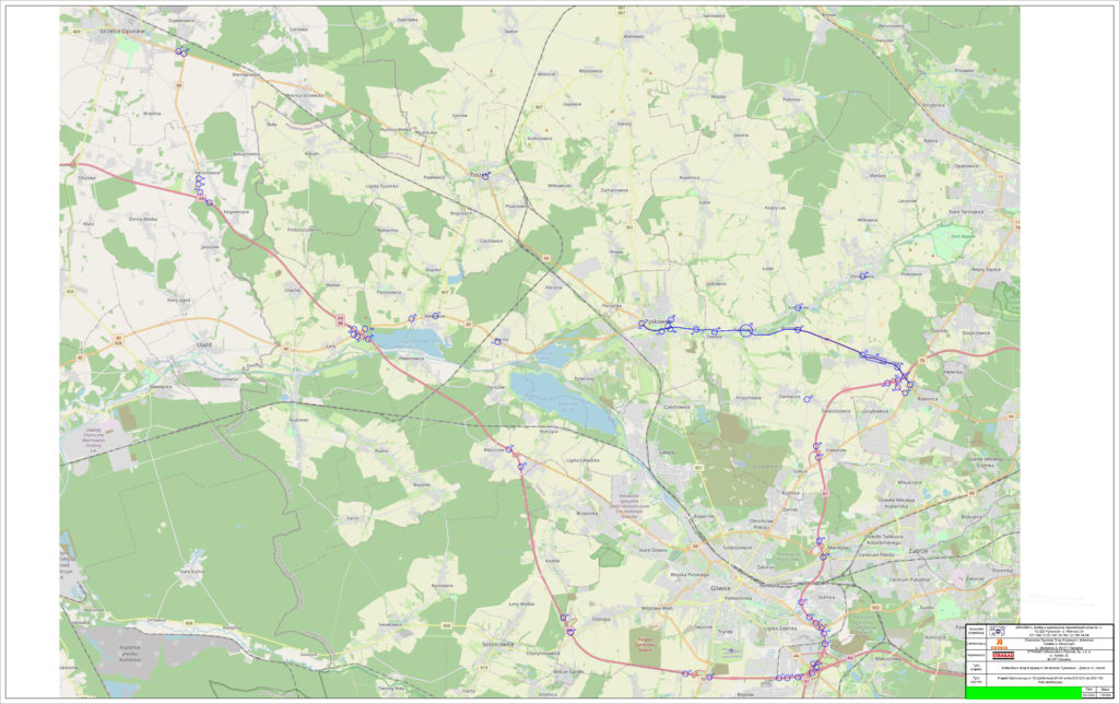 Mapka Zamkniecie DK 94 w km 243270 do 255780