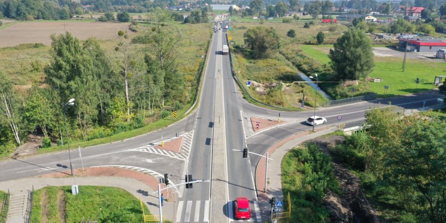 02. 244+150 Pyskowice skrzyżowanie z ul Powstańców Śląskich