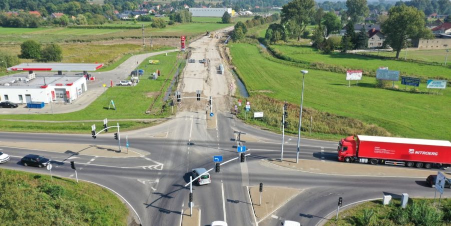 04. 244+500 Pyskowice skrzyzowanie z ul. Gliwicką