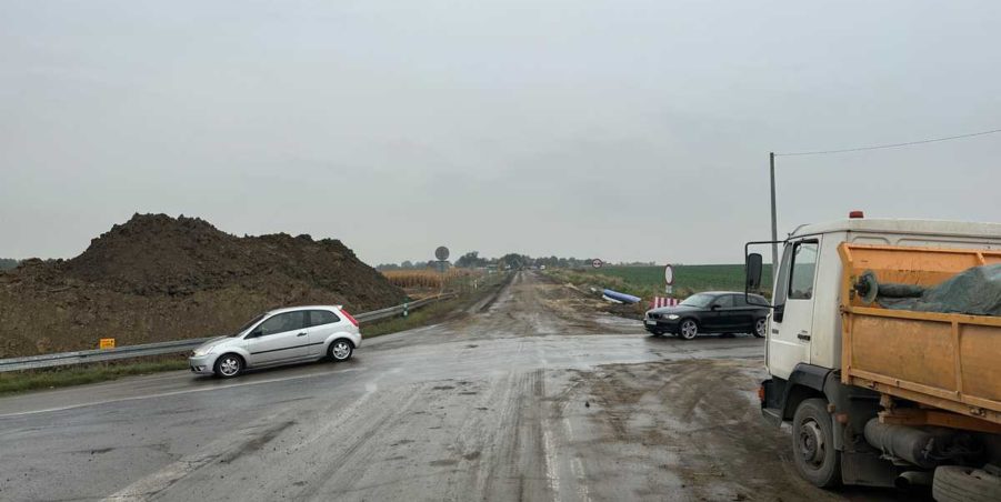 2023 10 17 km 250+200 skrzyżowanie z ulicą Gliwicką