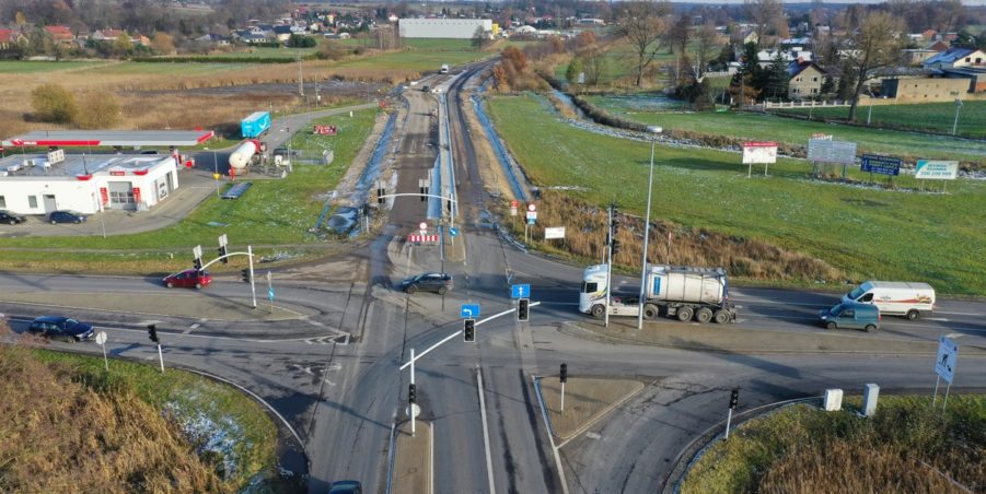 04. 244+500 Pyskowice skrzyzowanie z ul. Gliwicką