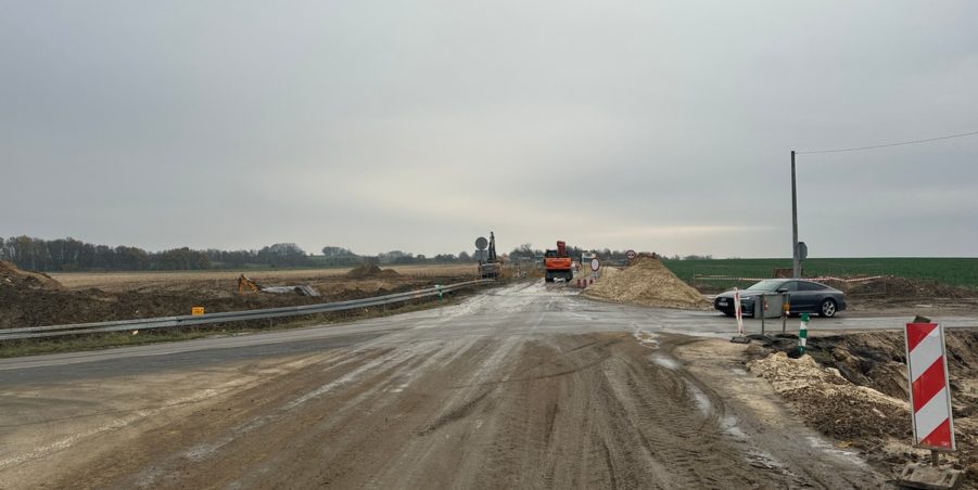 2023 11 21 km 250+200 skrzyżowanie z ulicą Gliwicką