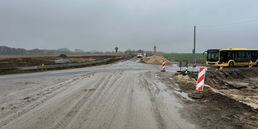 2023 12 12 km 250+200 skrzyżowanie z ulicą Gliwicką