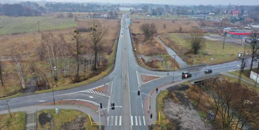 02. 244+150 Pyskowice skrzyżowanie z ul Powstańców Śląskich