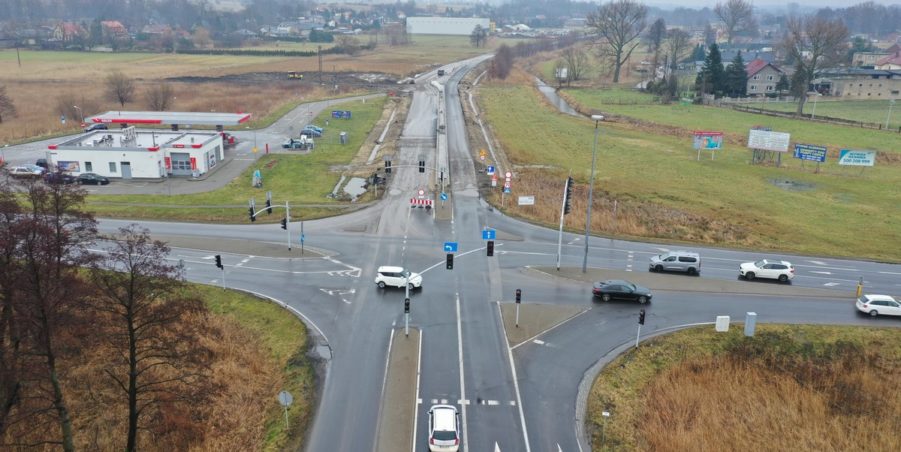 04. 244+500 Pyskowice skrzyzowanie z ul. Gliwicką