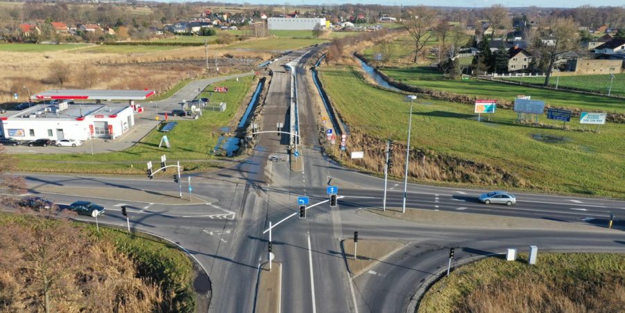 04. 244+500 Pyskowice skrzyzowanie z ul. Gliwicką