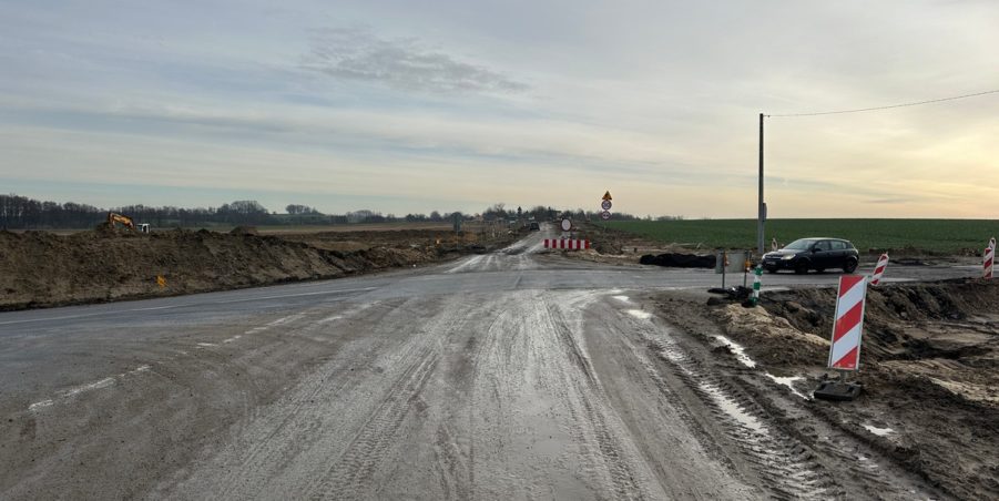 2023 12 27 km 250+200 skrzyżowanie z ulicą Gliwicką