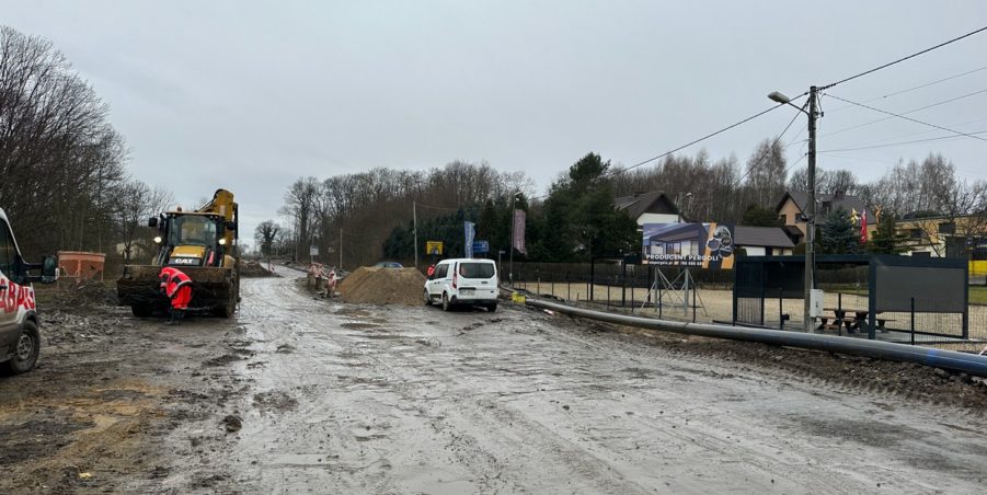 2024 02 06 km 246+400 ul. Wiejska strona lewa