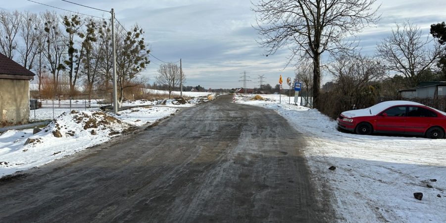 2024 01 16 km 246+550 ul. Wiejska strona prawa