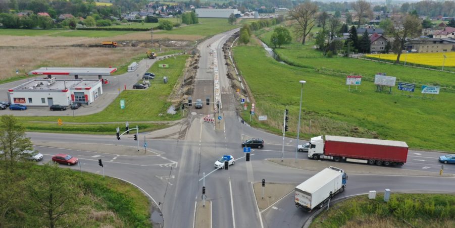 04. 244+500 Pyskowice skrzyzowanie z ul. Gliwicką