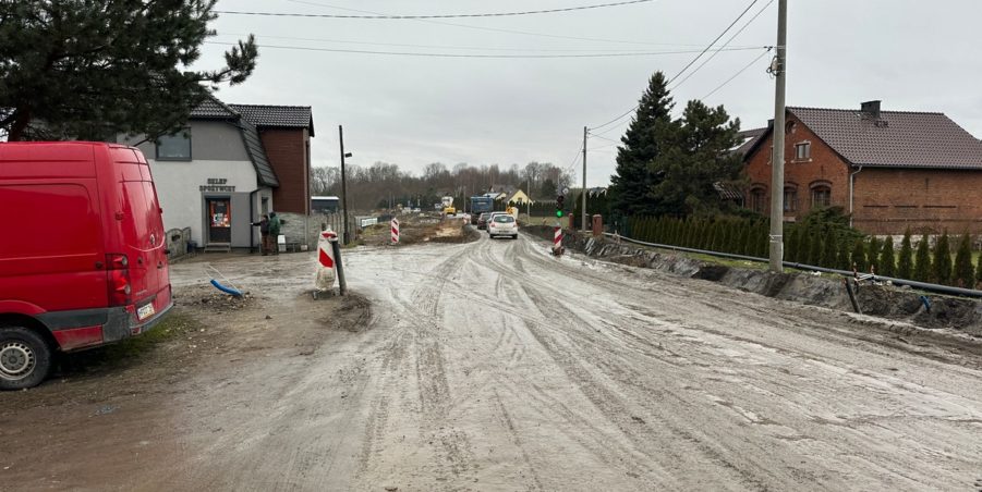 2024 02 06 km 246+550 ul. Wiejska strona lewa