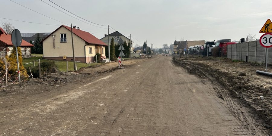 2024 02 27 km 247+700 Karchowice ulica Polna