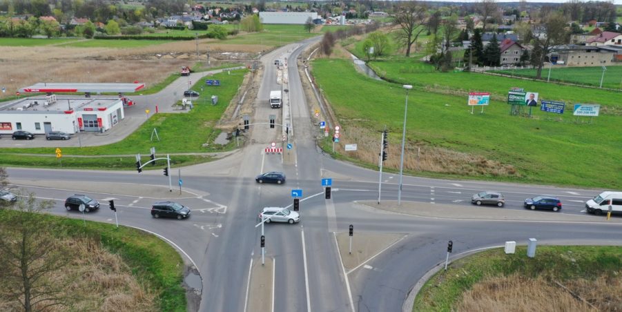 04. 244+500 Pyskowice skrzyzowanie z ul. Gliwicką