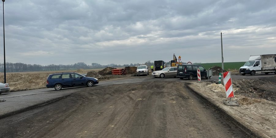 2024 03 05 km 250+200 skrzyżowanie z ulicą Gliwicką