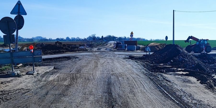 2024 03 26 km 250+200 skrzyżowanie z ulicą Gliwicką