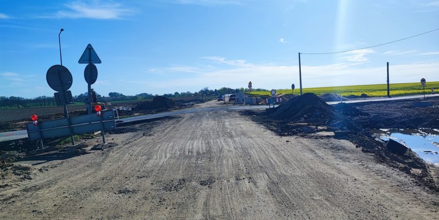 2024 04 09 km 250+200 skrzyżowanie z ulicą Gliwicką