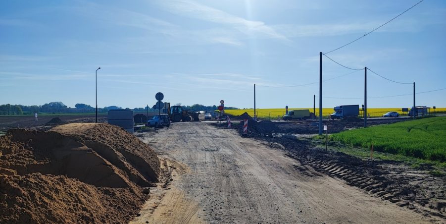 2024 04 30 km 250+200 skrzyżowanie z ulicą Gliwicką
