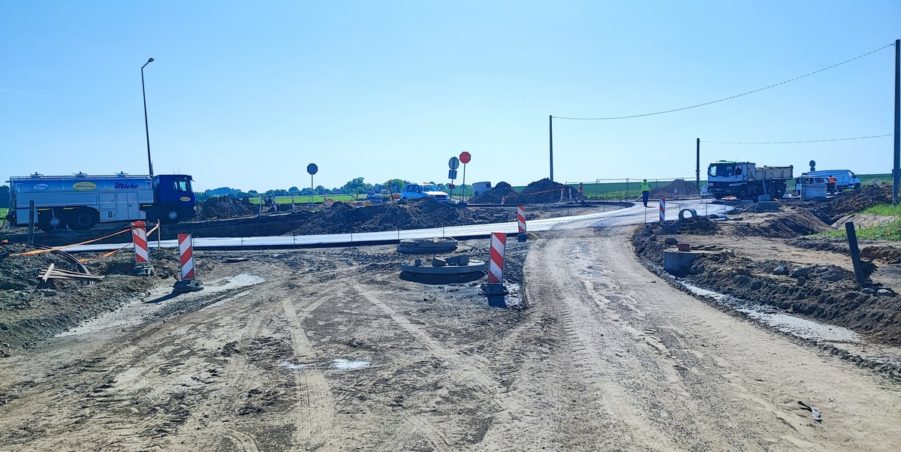 2024 05 27 km 250+200 skrzyżowanie z ulicą Gliwicką