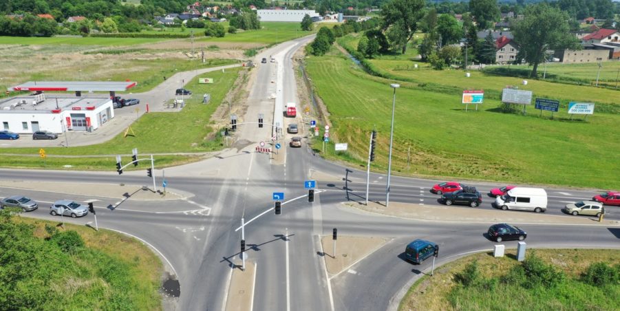 04. 244+500 Pyskowice skrzyzowanie z ul. Gliwicką