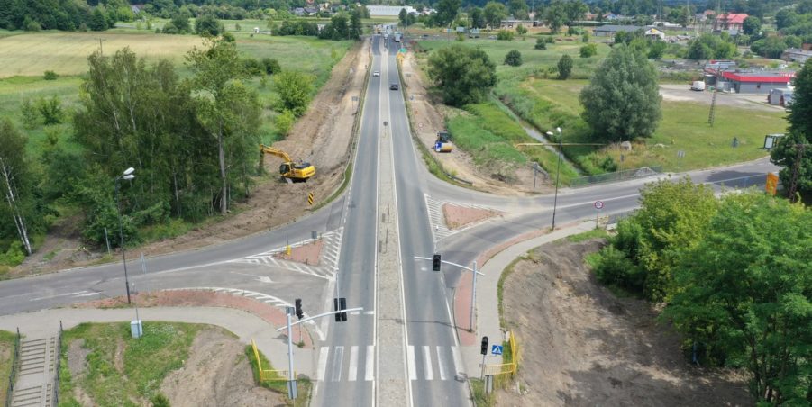 02. 244+150 Pyskowice skrzyżowanie z ul Powstańców Śląskich