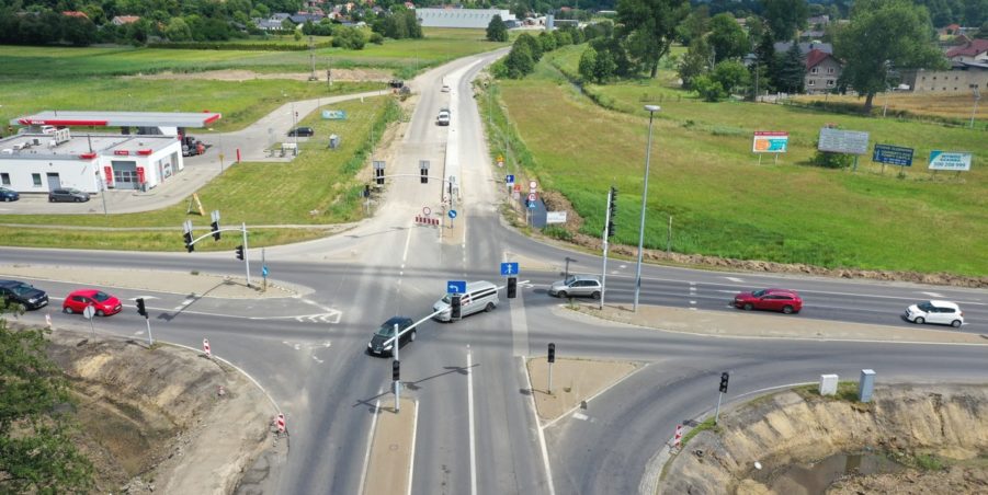 04. 244+500 Pyskowice skrzyzowanie z ul. Gliwicką