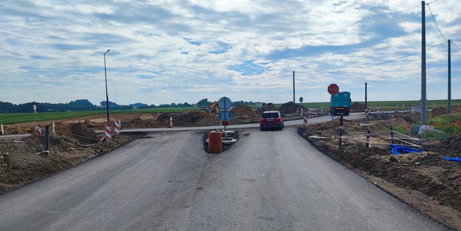 2024 06 07 km 250+200 skrzyżowanie z ulicą Gliwicką