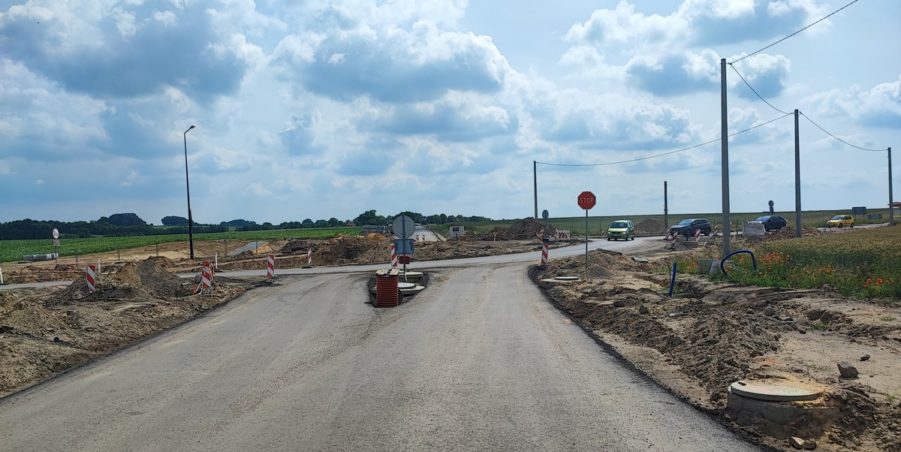 2024 06 14 km 250+200 skrzyżowanie z ulicą Gliwicką