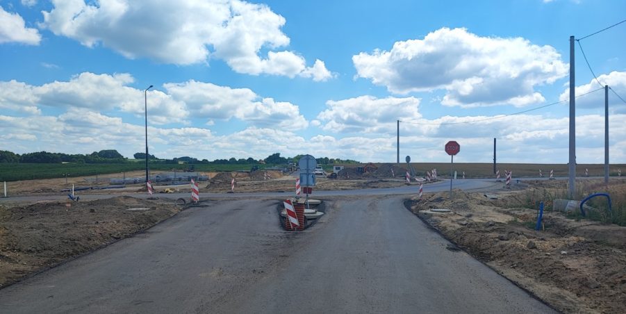 2024 06 24 km 250+200 skrzyżowanie z ulicą Gliwicką