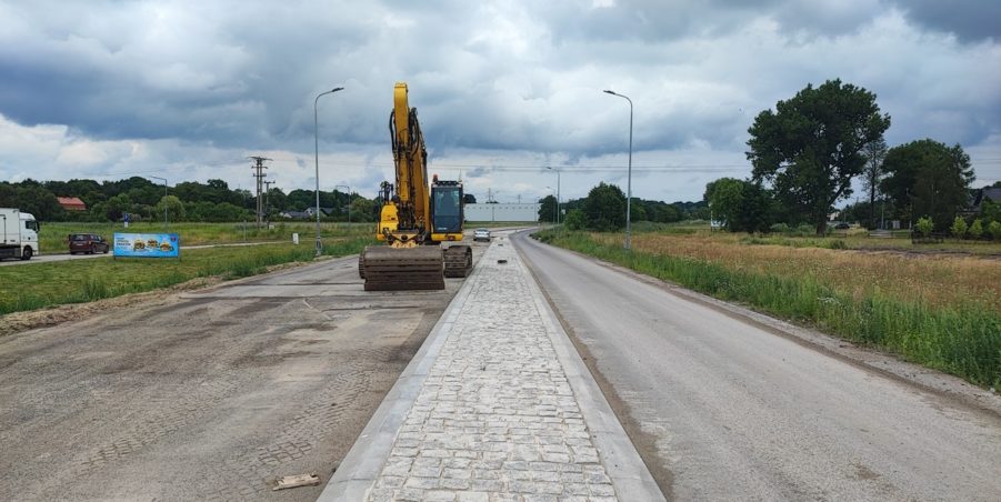 2024 07 03 km 244+600 skrzyżowanie z ul. Gliwicką strona prawa