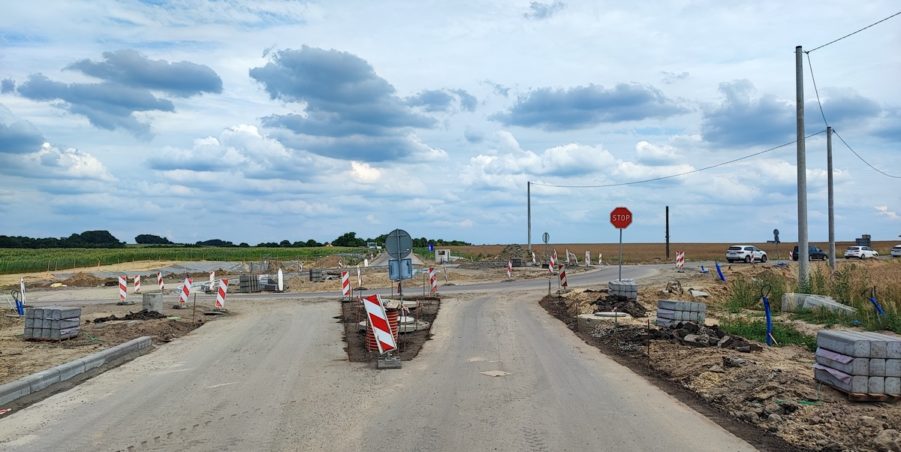 2024 07 11 km 250+200 skrzyżowanie z ulicą Gliwicką