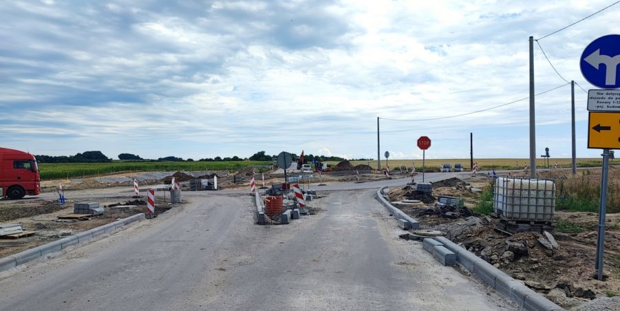 2024 07 17 km 250+200 skrzyżowanie z ulicą Gliwicką