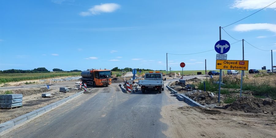2024 07 31 km 250+200 skrzyżowanie z ulicą Gliwicką