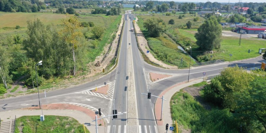 02. 244+150 Pyskowice skrzyżowanie z ul Powstańców Śląskich