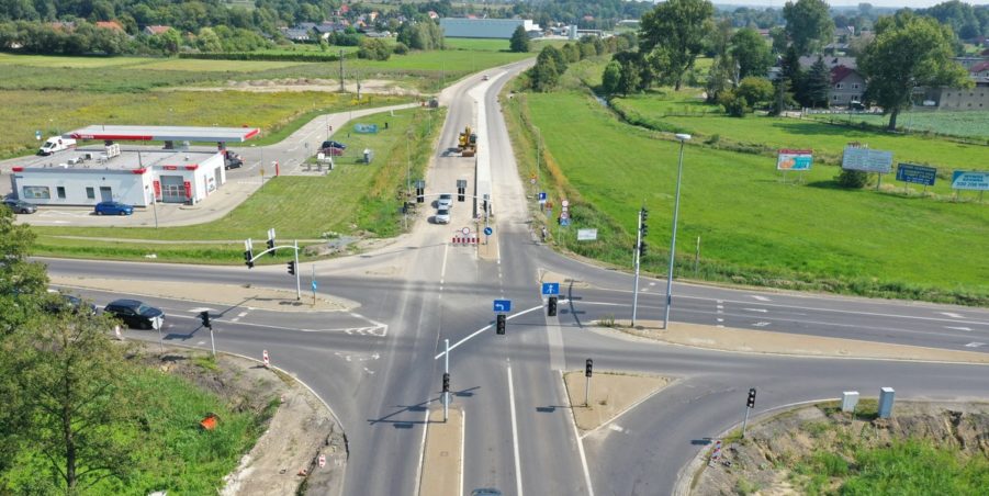 04. 244+500 Pyskowice skrzyzowanie z ul. Gliwicką