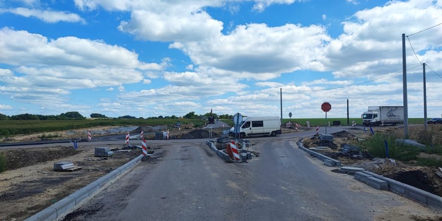 2024 08 06 km 250+200 skrzyżowanie z ulicą Gliwicką