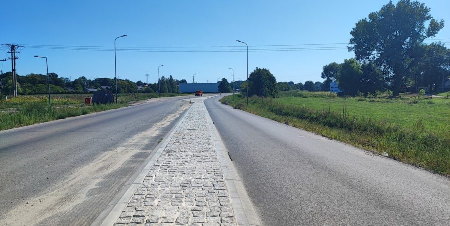 2024 08 14 km 244+600 skrzyżowanie z ul. Gliwicką strona prawa