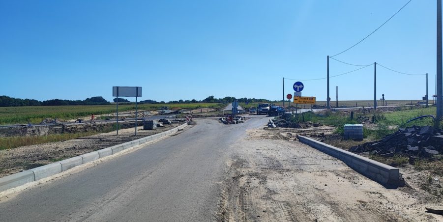 2024 08 14 km 250+200 skrzyżowanie z ulicą Gliwicką