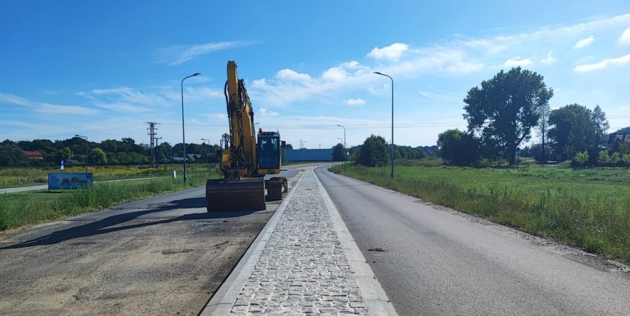 2024 08 20 km 244+600 skrzyżowanie z ul. Gliwicką strona prawa