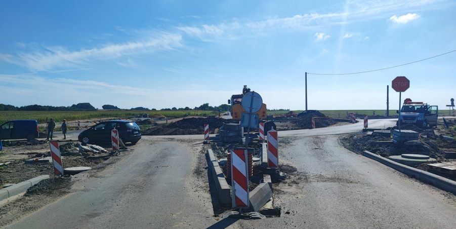 2024 08 20 km 250+200 skrzyżowanie z ulicą Gliwicką