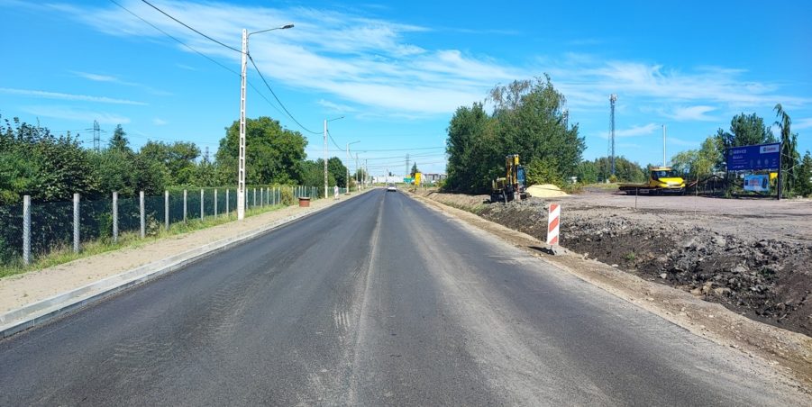 2024 08 20 km 256+100 Wieszowa koniec inwestycji strona lewa